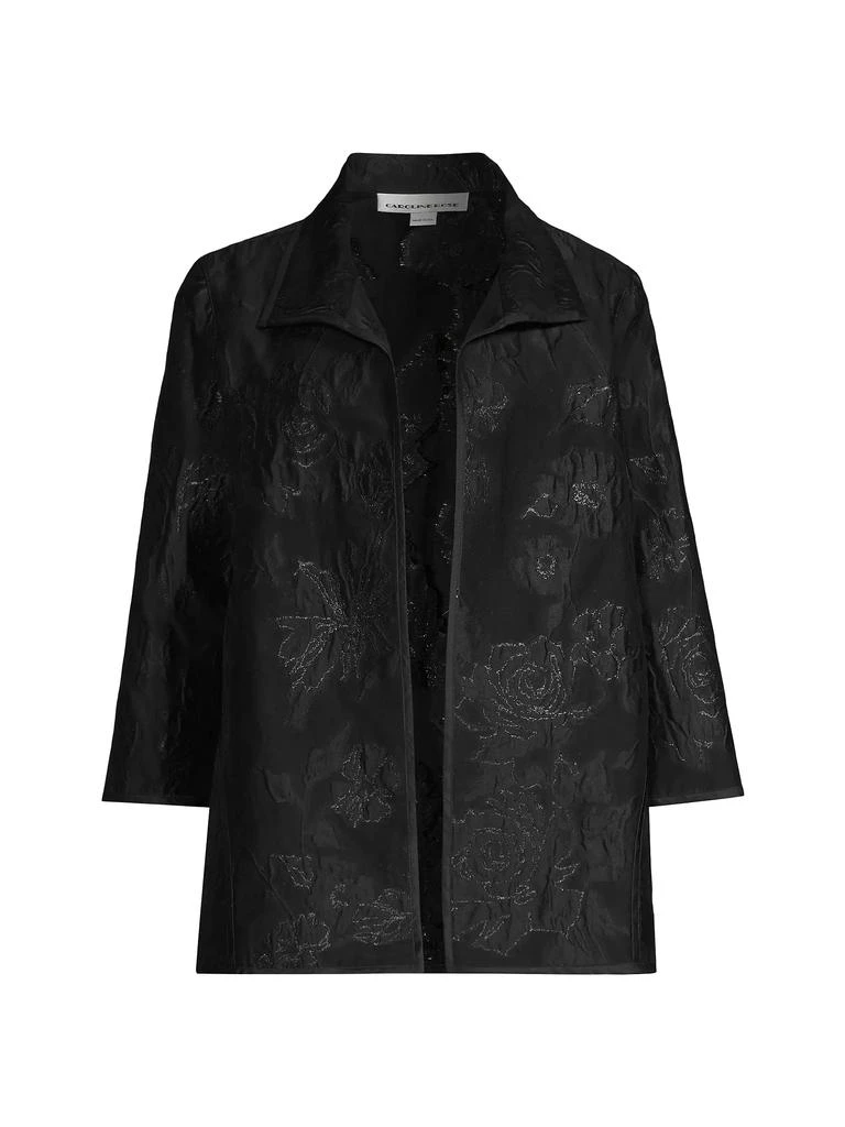 Caroline Rose Shimmer Rose Easy Jacket 1