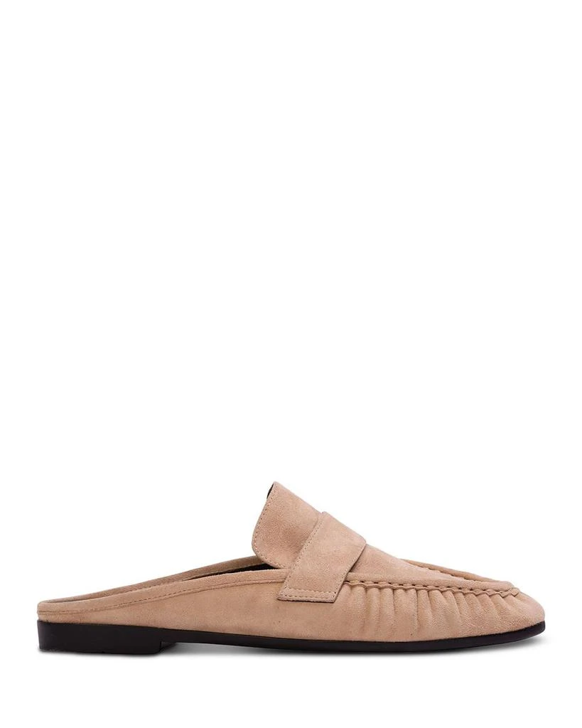 Black Suede Studio Women
s Gabby Loafer Mules 3