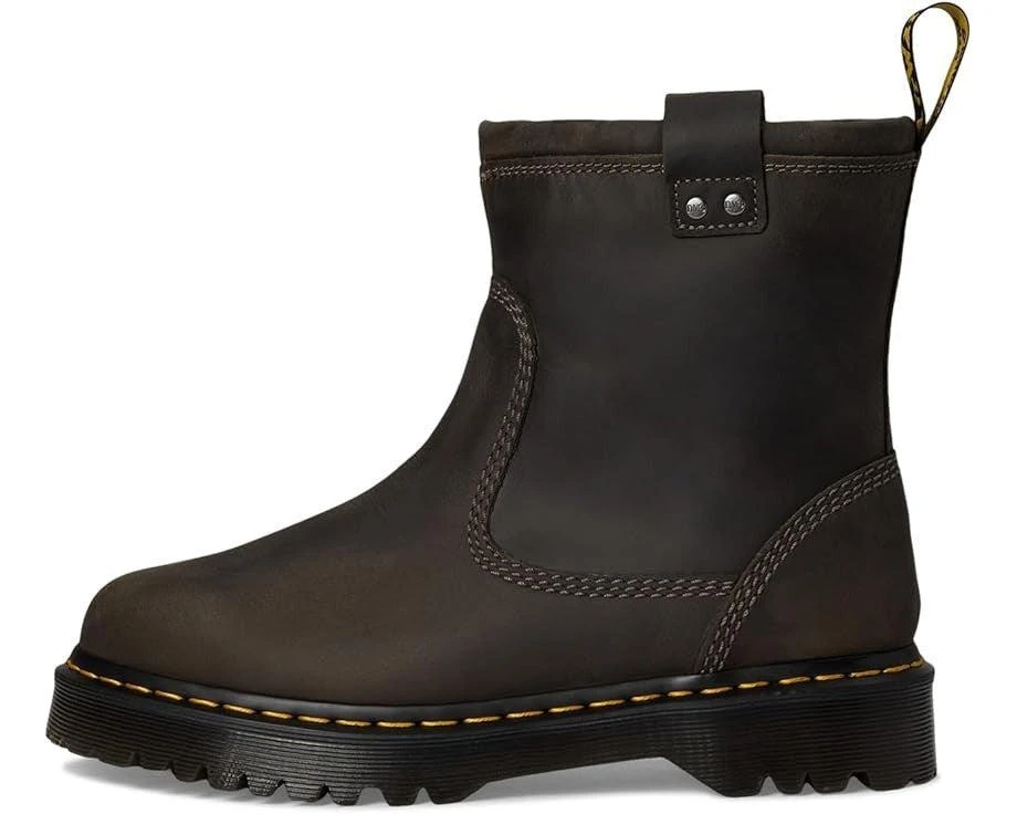 Dr. Martens Charcoal Men\'s Boots Combs Poly Casual Boots in Charcoal | Dr. Martens main image 4