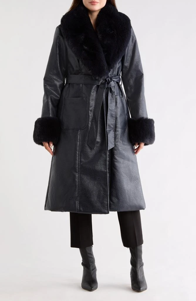Hutch Stevie Faux Fur 
Faux Leather Coat