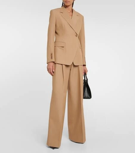 Burberry Single-breasted wool blazer 2