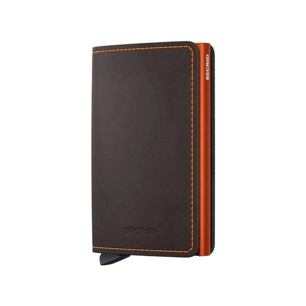 SECRID Sm - truffle & orange slim wallet - matte 1