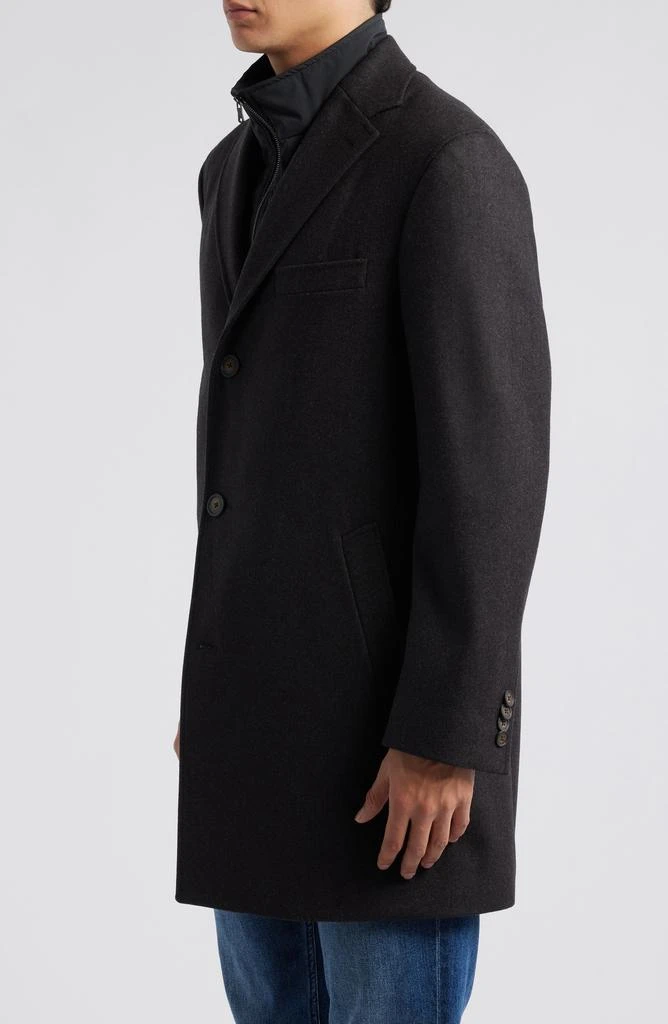 Jack Victor Delroy Wool Topcoat with Removable Bib 3