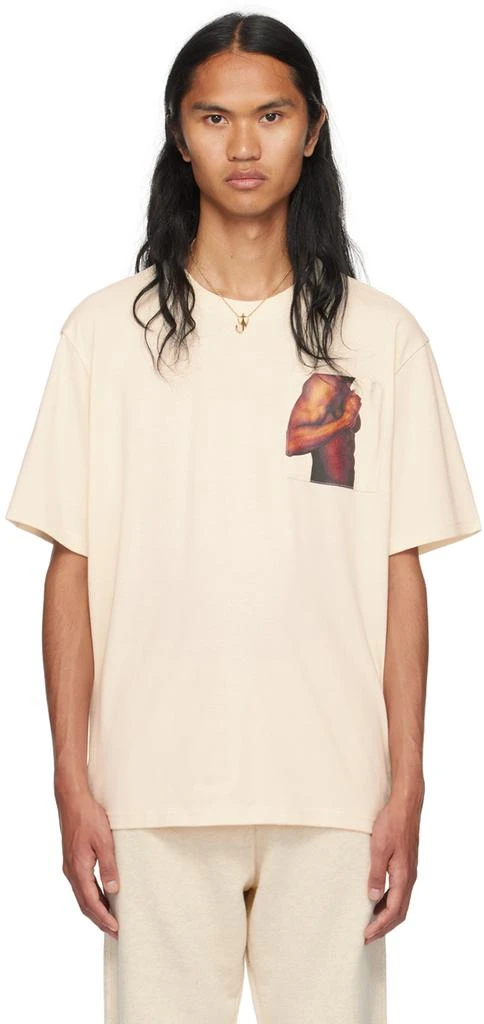 JW Anderson Beige Chest Pocket T-Shirt 1