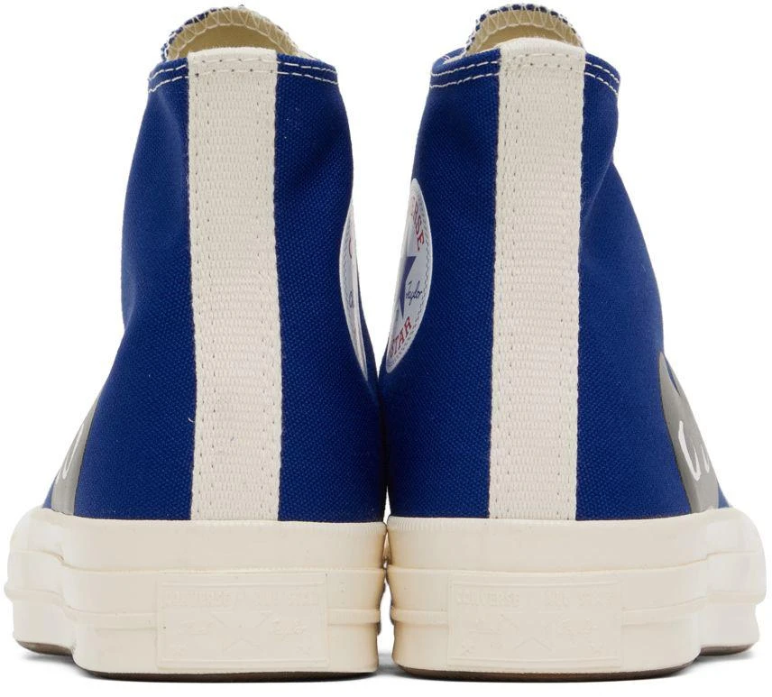 Comme des Garcons Blue Converse Edition Half Heart Chuck 70 Sneakers 2