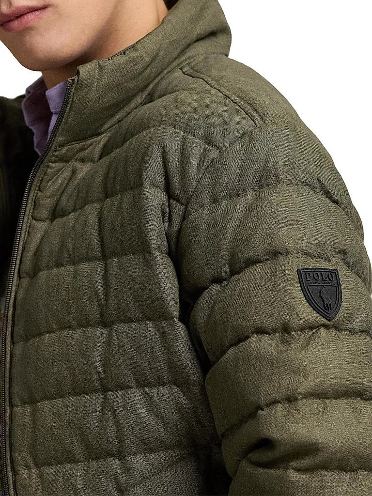 Ralph Lauren Quilted Linen Down Jacket 6