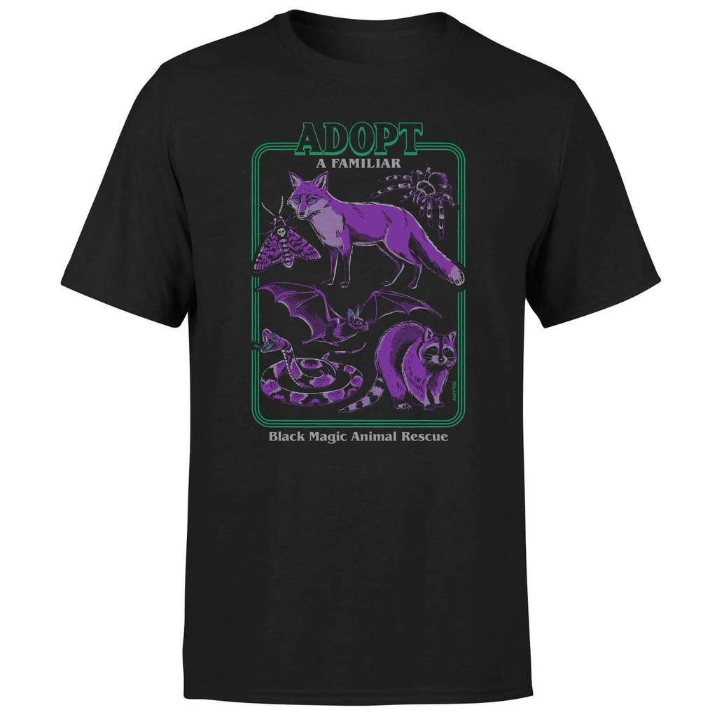 Steven Rhodes Steven Rhodes Adopt A Familiar Unisex T-Shirt - Black 1