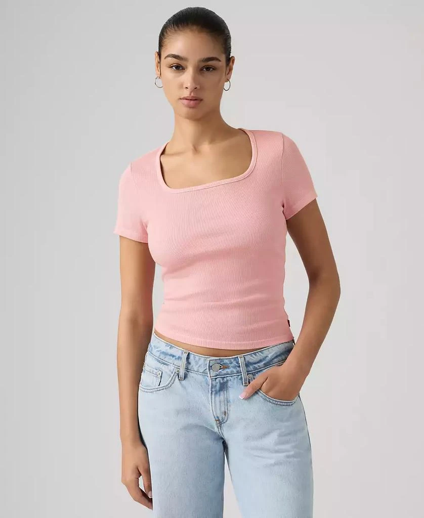 Levi
s Women
s Essential Square Neck T-Shirt