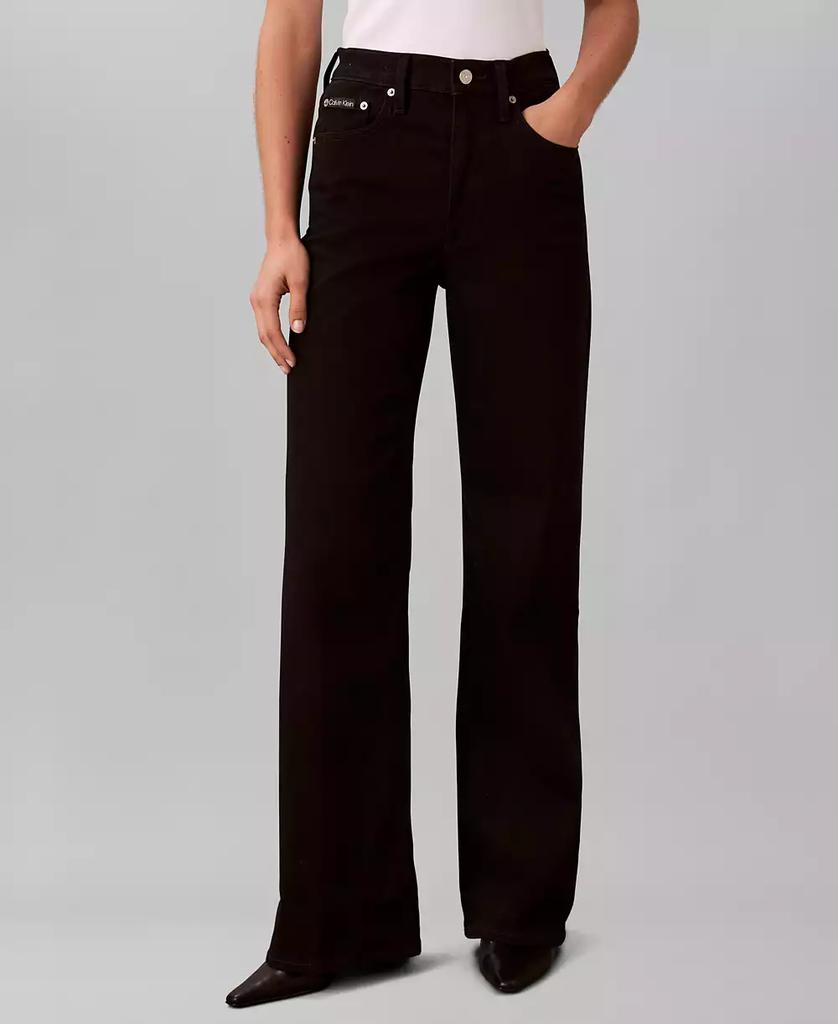 Calvin Klein Women's Ultra High Rise Wide Leg Jeans