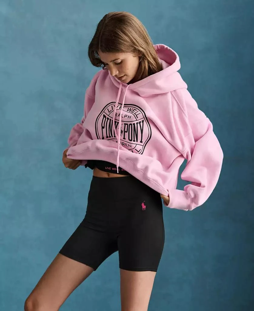 Ralph Lauren Women's Pink Pony Performance Bike Shorts 6