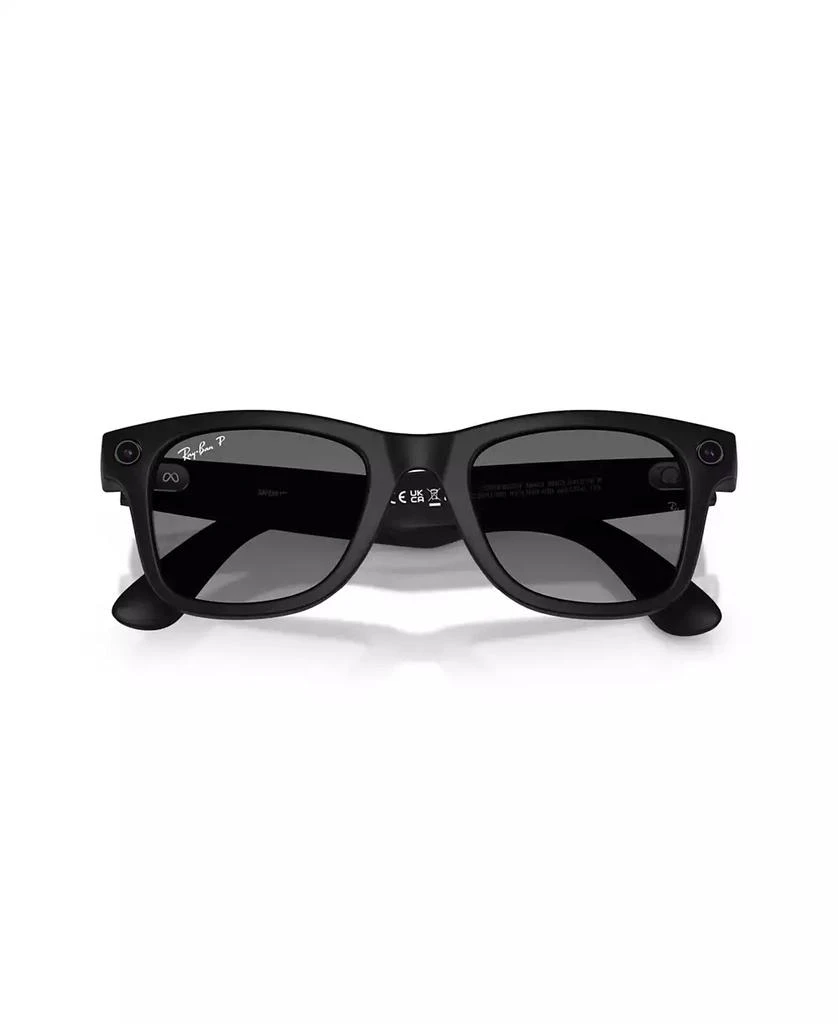 Ray-Ban Unisex Polarized AI Glasses, Meta Wayfarer RW4012 - GEN 2 5