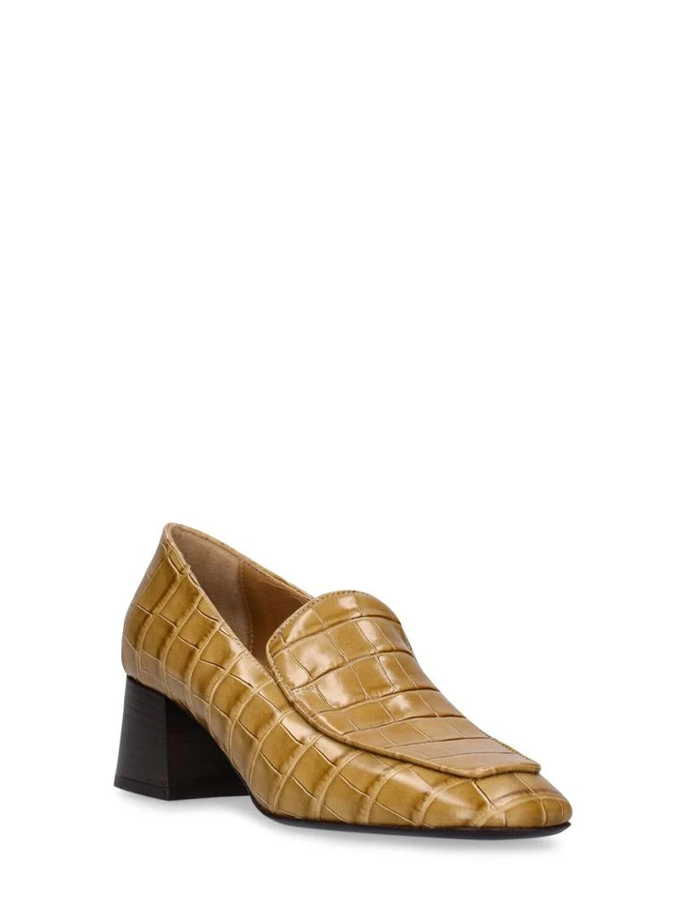 Totême 55mm The Block Heel Leather Pumps 2