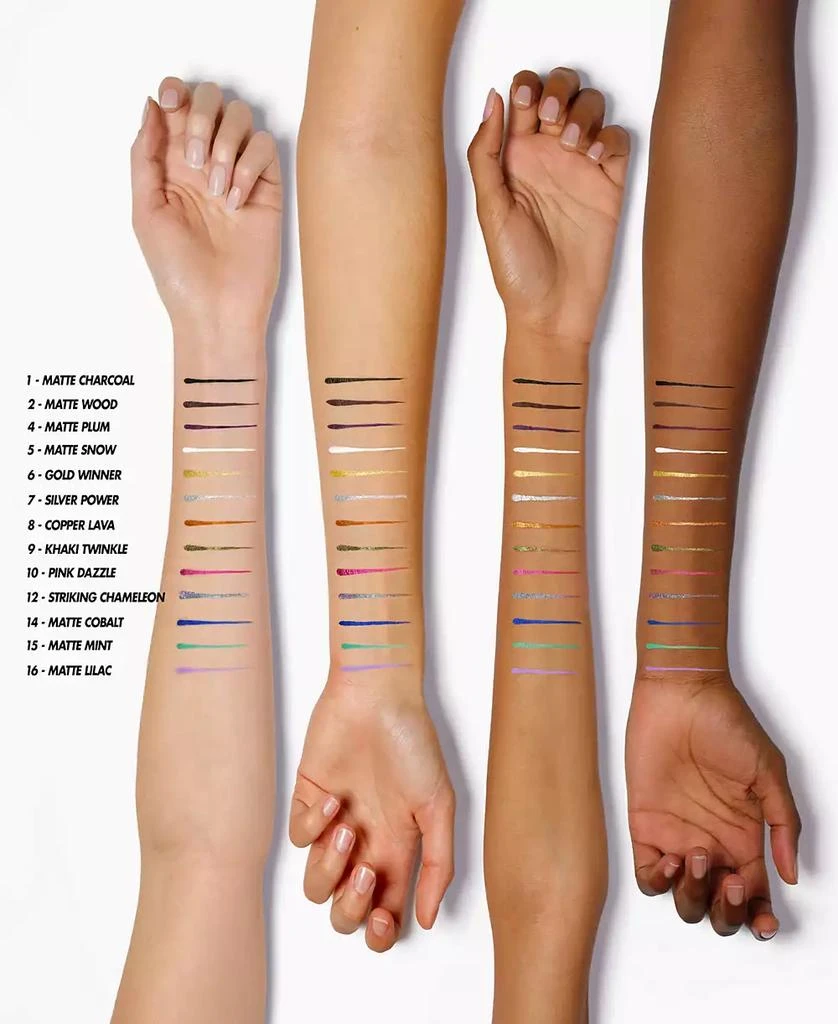 Make Up For Ever Aqua Resist Color Ink Liquid Eyeliner 4