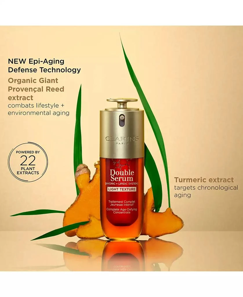 Clarins Double Serum Light Texture Anti Aging to Firm, Boost Radiance, Refine Pores, 1.7 oz. 4