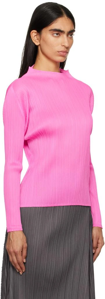 Pleats Please Pink Monthly Colors October Turtleneck 2