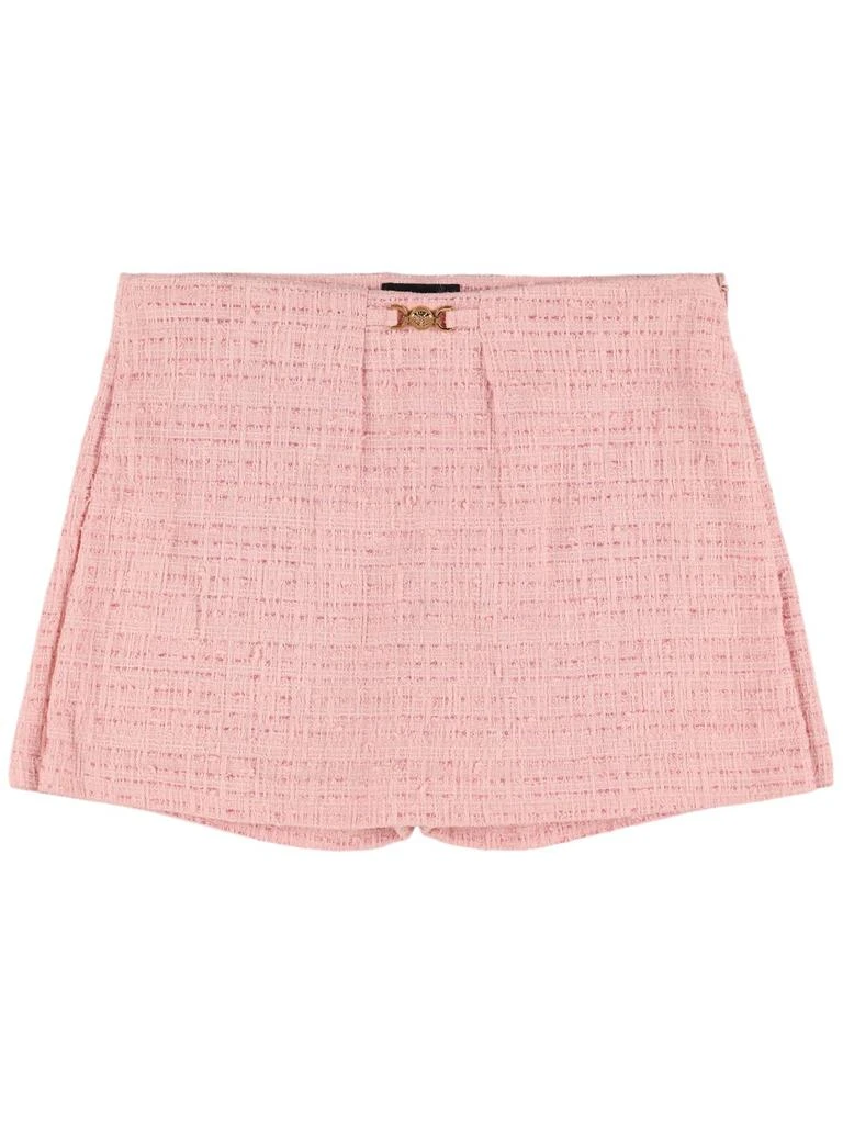 Versace Cotton Blend Tweed Skirt 1