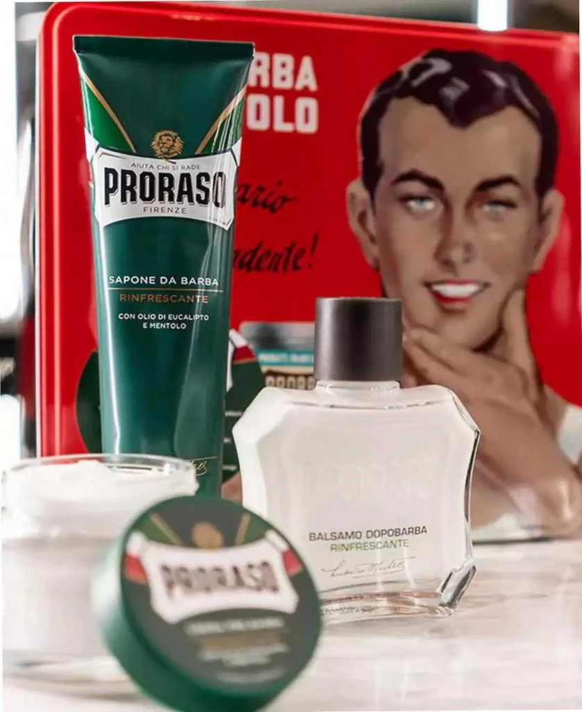Proraso 4-Pc. Vintage Gino Tin Gift Set - Refreshing Formula 11