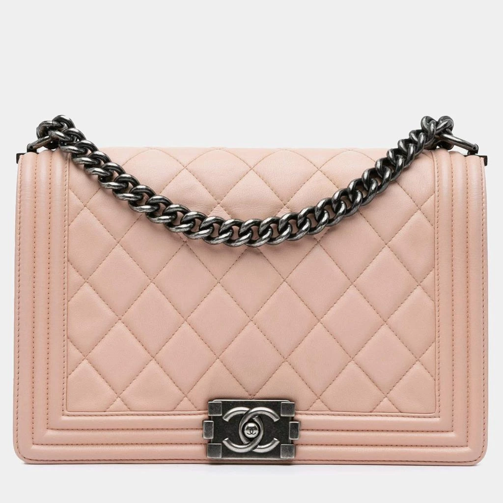 Chanel Chanel Large Lambskin Boy Bag 1