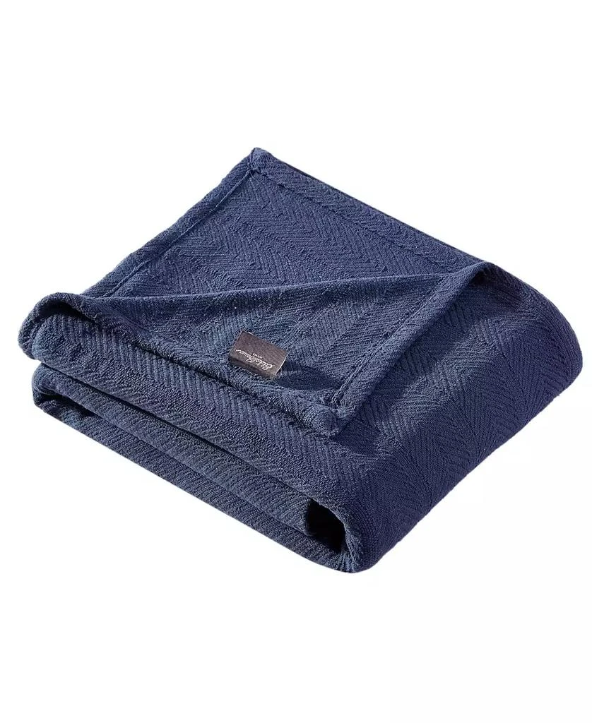 Eddie Bauer CLOSEOUT! Herringbone Solid Blanket 3