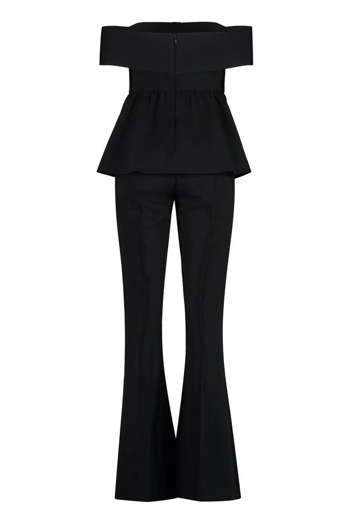 Self Portrait RUFFLED CREPE JUMPSUIT 2
