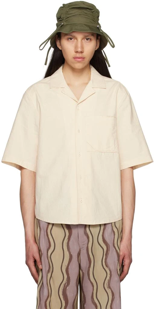 Jacquemus Off-White Le Raphia 
La Chemise Cordao
 Shirt