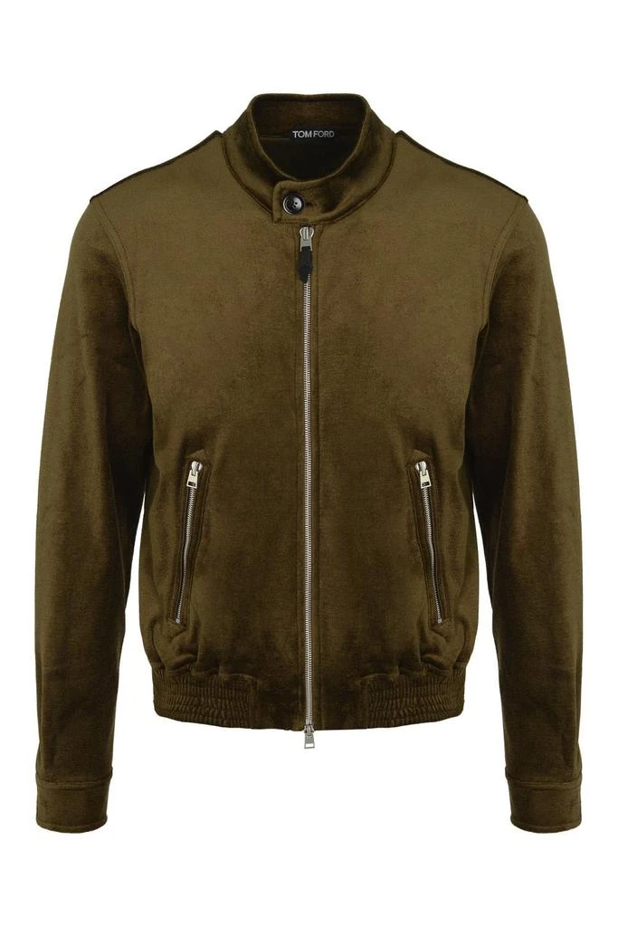 Tom Ford Tom Ford Velvet Zip-Up Jacket 1