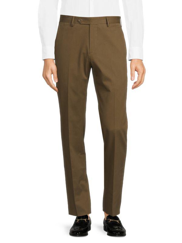Zanella Parker Modern Fit Wool Trousers