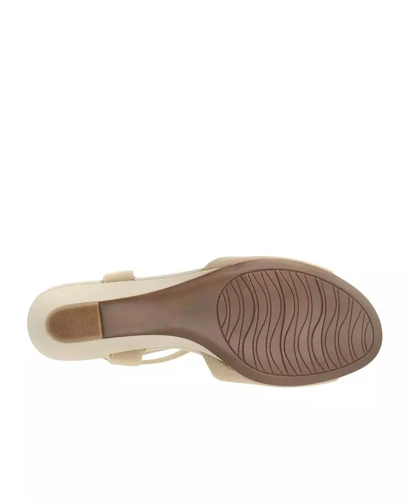 Impo Women's Raizel Memory Foam Stretch Ornamented Wedge Sandals 5