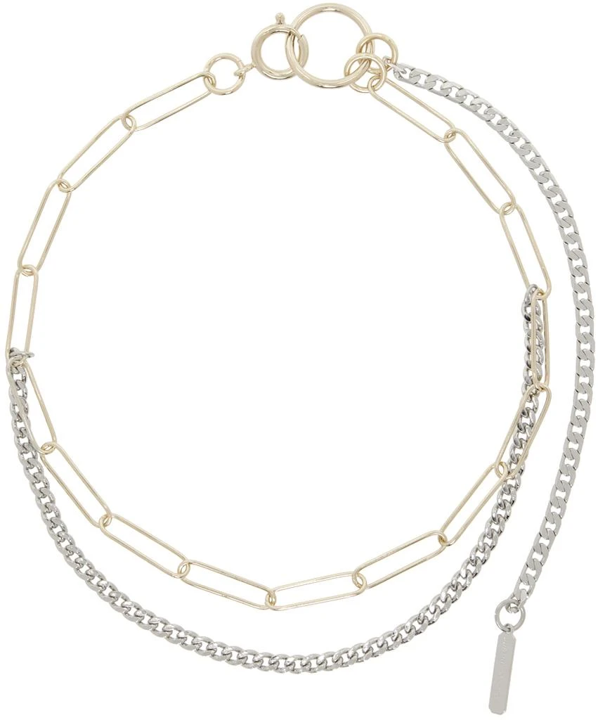 Justine Clenquet Silver & Gold Pixie Choker 1