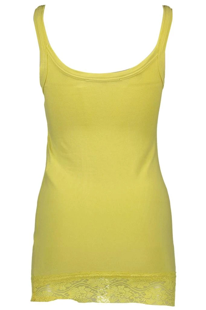 SILVIAN HEACH Silvian Heach Chic Yellow Lace-Insert Tank Top 2
