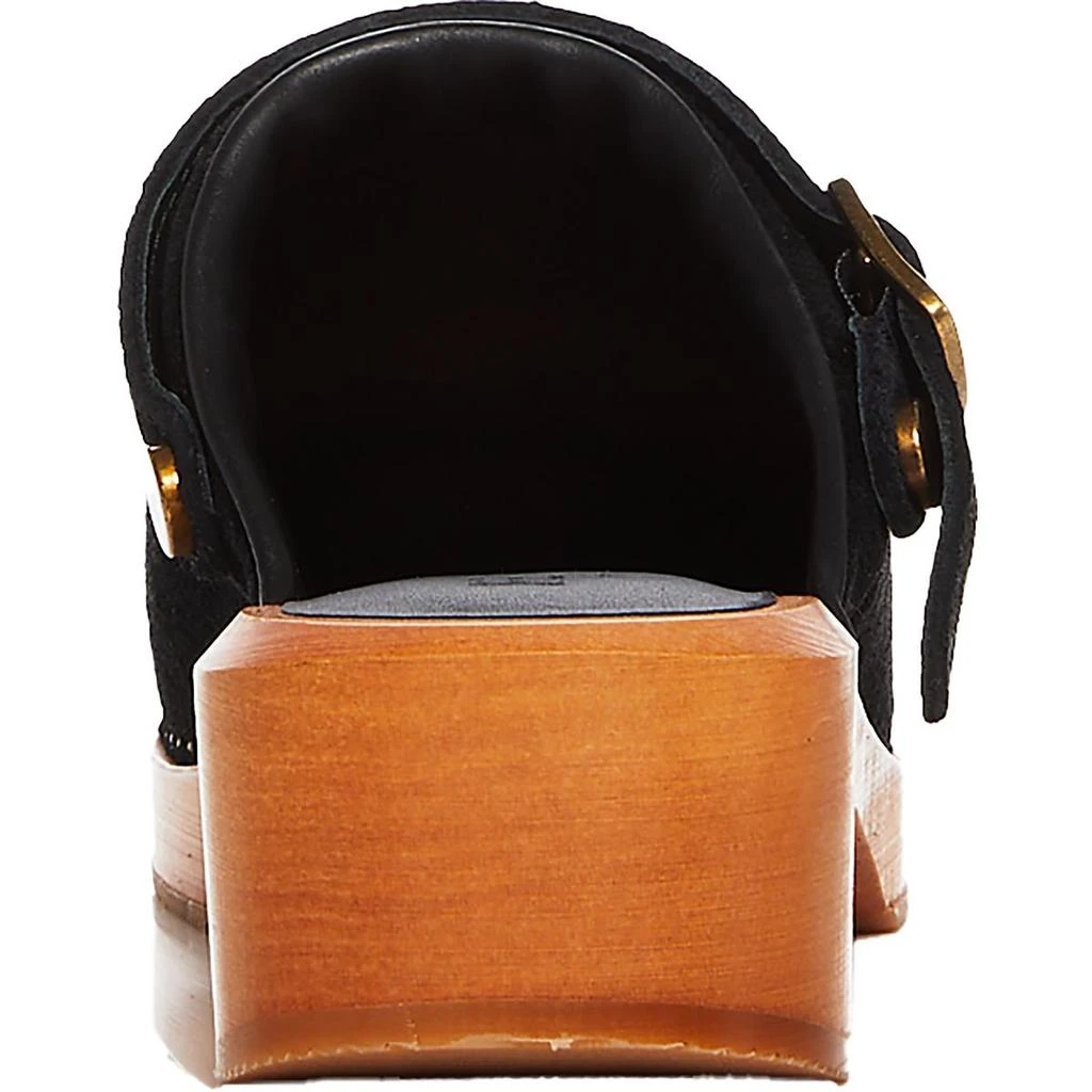 REDONE 70s Classic Womens Leather Buckle Clogs 5
