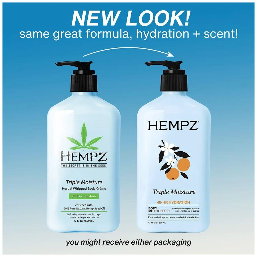 Hempz Triple Moisture Herbal Whipped Body Creme Herbal 5