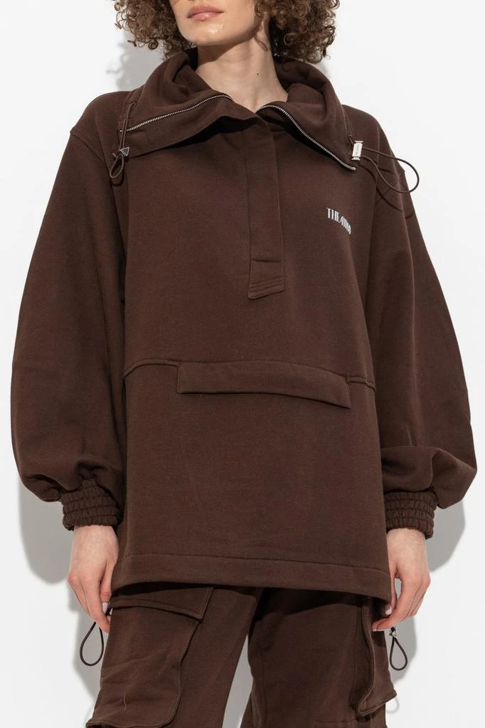 The Attico The Attico Zipped Neck Sweater 2
