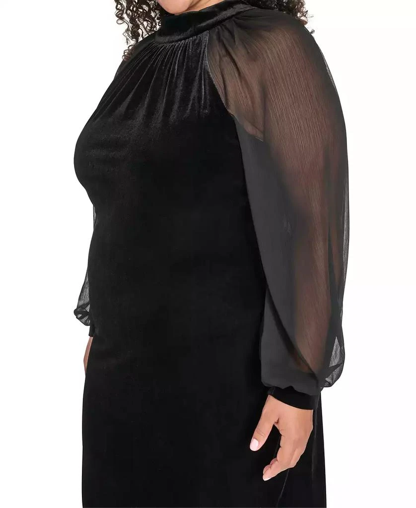 Plus Size Mock Neck Long Dress  On Sale Now with Up to 61% Off | Discover  Exclusive Deals & Savings at BeyondStyle  Authentic Calvin Klein dress|women's  fashion|dresses with Limited-Time Discounts,