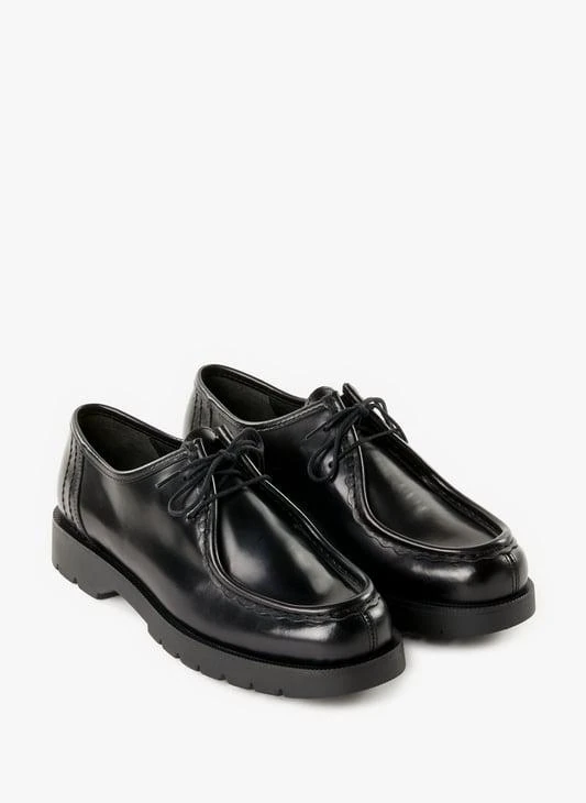 KLEMAN Calfskin leather lace-up loafers 1