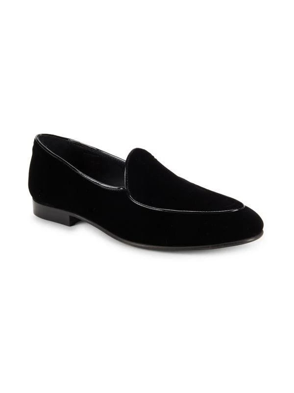 Saks Fifth Avenue Apron Toe Smoking Slippers 2