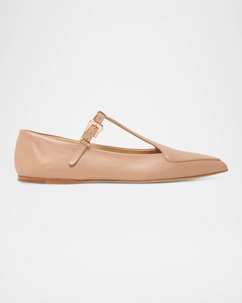 Gabriela Hearst Liv Mary Jane Lamb Leather Ballet Flats 1