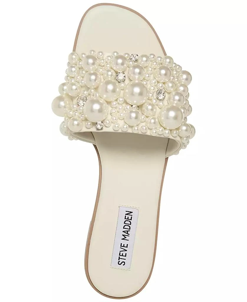 Steve Madden Women's Knicky Embellished Slide Sandals 4