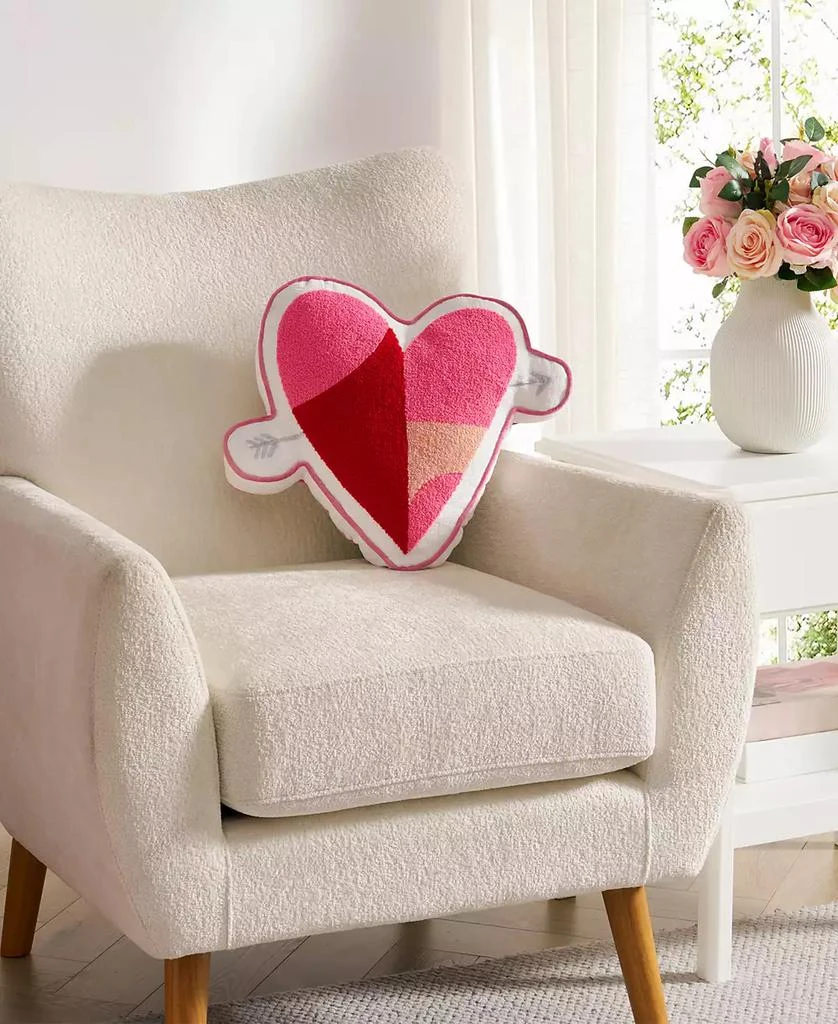 Hallmark Tied with Love Chenille Decorative Pillow, 16" x 14" 4