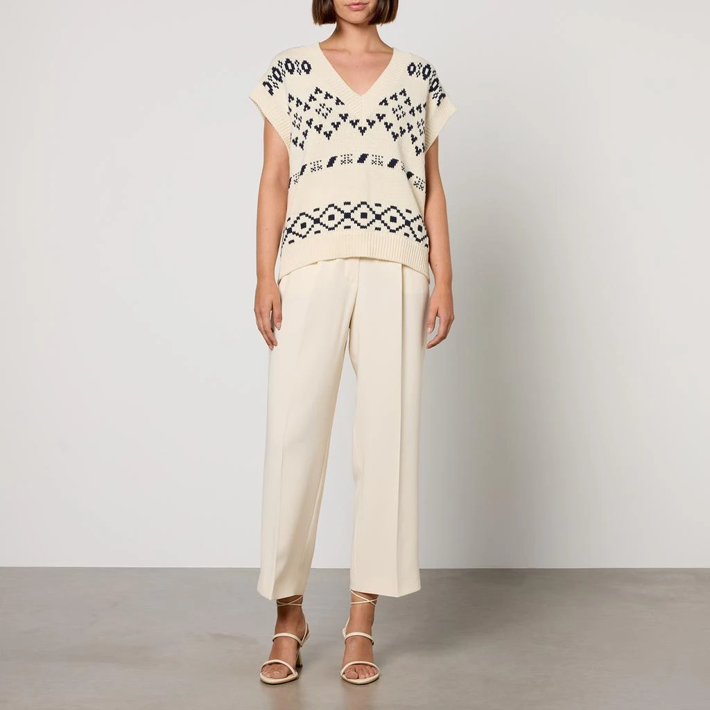 Weekend Max Mara Todi Cotton-Blend Knit Vest 3