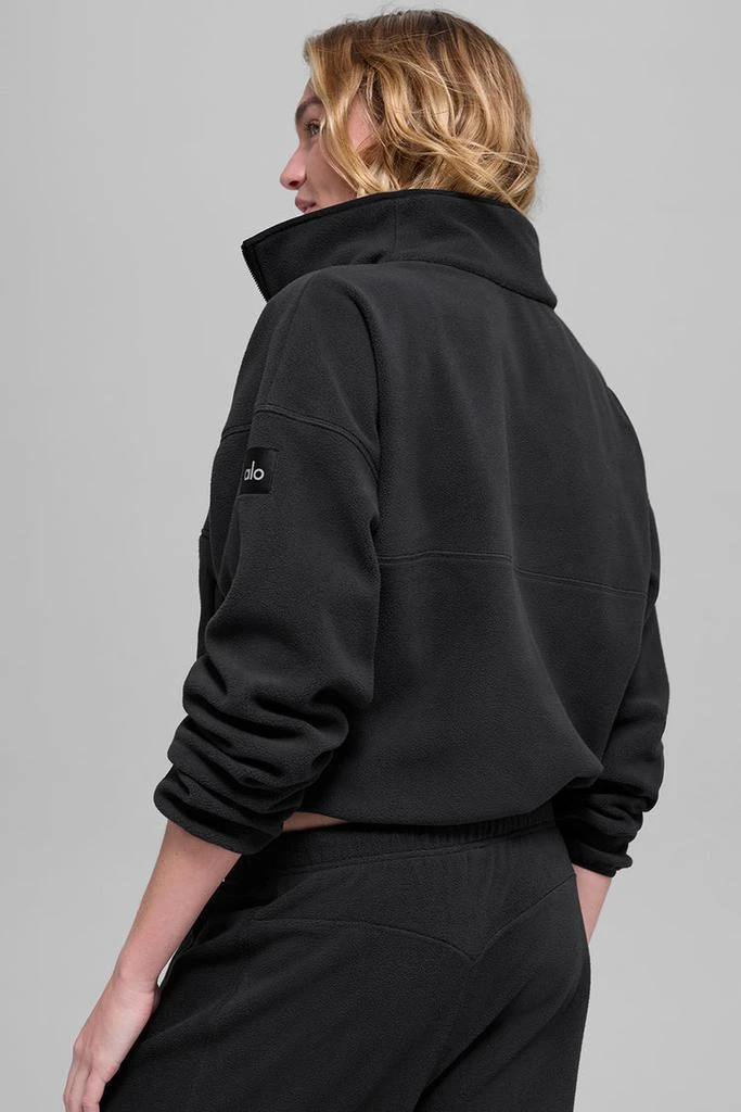 Alo Polar Fleece Retreat Cover Up - Black 3