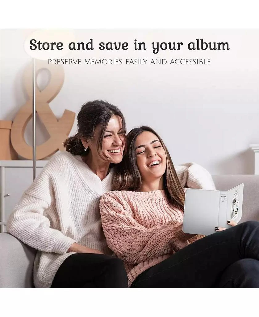 Fujifilm Instax Mini Instant Camera Film: 100 Shoots Total, (10 Sheets x 10) Bundle with Slinger 64 Pocket Mini Instax Photo Album - Capture 2