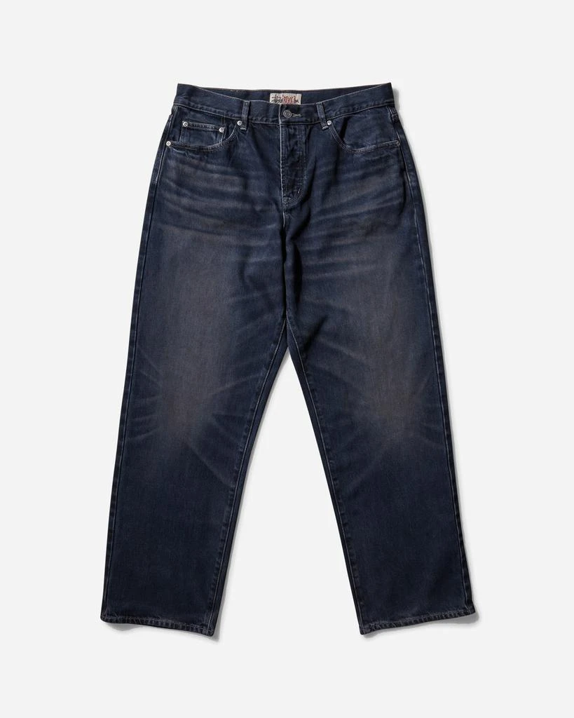 STUSSY Big Ol' Jeans Vintage Wash Denim Blue 1