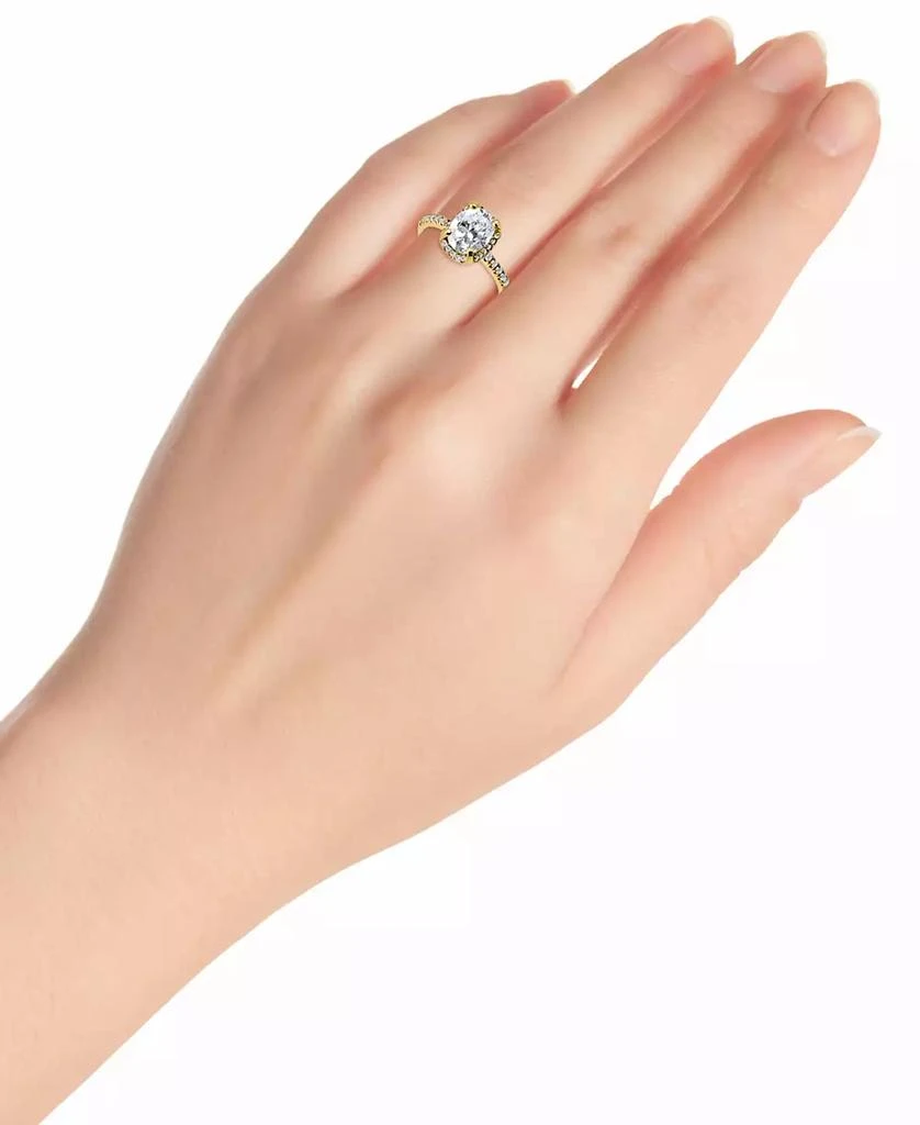 Giani Bernini Cubic Zirconia Eternity Band Ring (3 ct. t.w.) in 18k Gold over Sterling Silver, Exclusively at Macy's 2