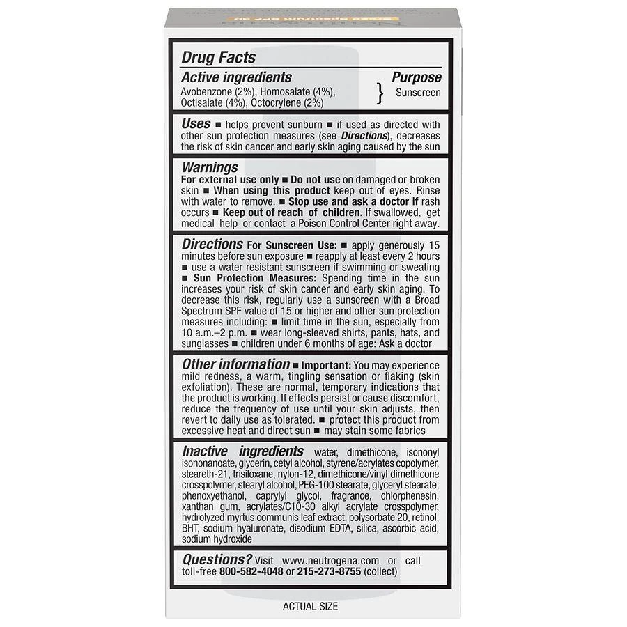 Neutrogena Rapid Wrinkle Repair Retinol Moisturizer SPF 30 4