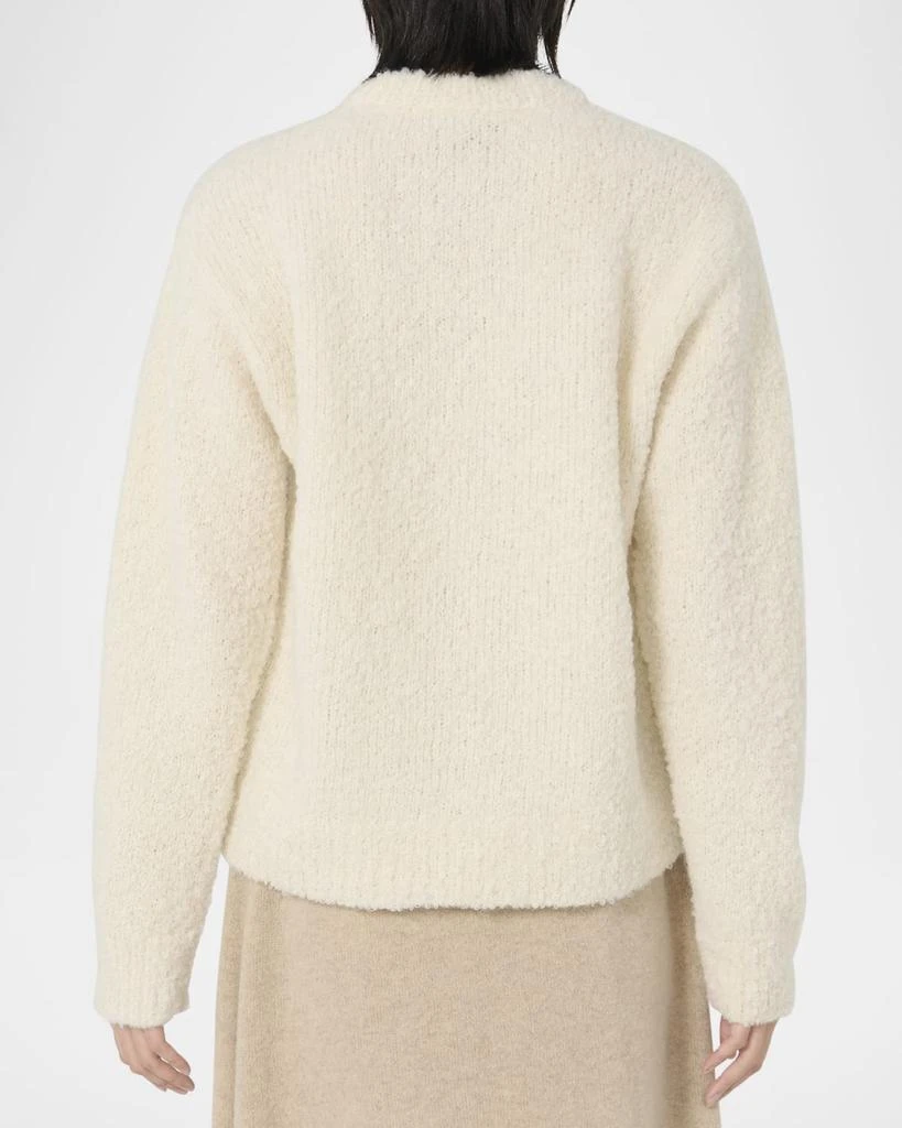 Lingua Franca Crewneck Disco Ball Intarsia Sweater 3