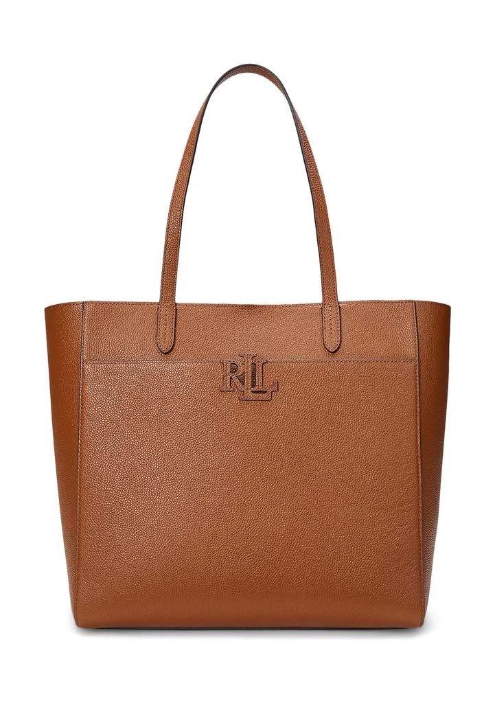 Ralph Lauren Pebbled Leather Large Cameryn Tote Bag 2