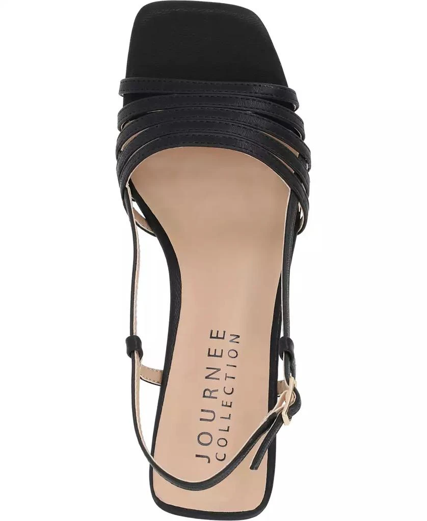 Journee Collection Women's Shayana Slingback Block Heel Sandals 5