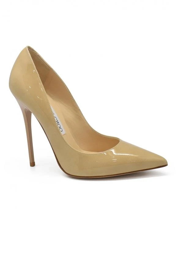 Jimmy Choo Luxury shoes for women jimmy choo anouk pumps in nude patent leather 3