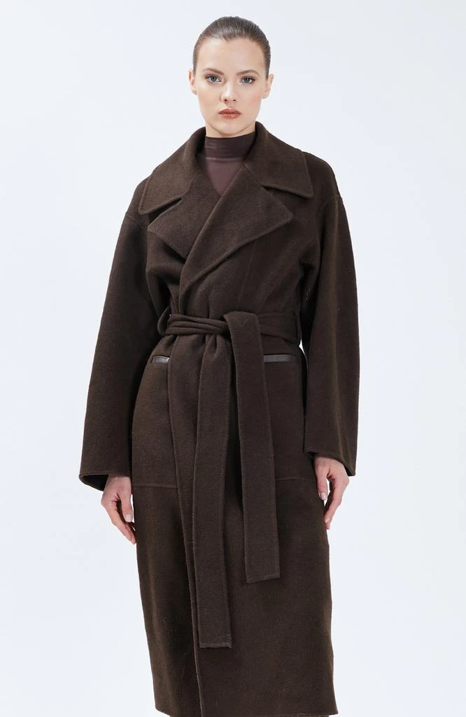 Nicole Benisti Womens Iris Wrap Coat 1